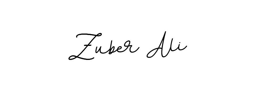 Zuber Ali stylish signature style. Best Handwritten Sign (BallpointsItalic-DORy9) for my name. Handwritten Signature Collection Ideas for my name Zuber Ali. Zuber Ali signature style 11 images and pictures png