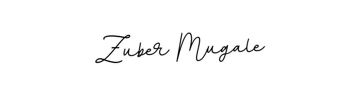 How to make Zuber Mugale name signature. Use BallpointsItalic-DORy9 style for creating short signs online. This is the latest handwritten sign. Zuber Mugale signature style 11 images and pictures png