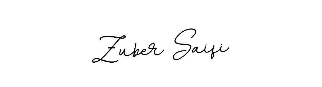 Design your own signature with our free online signature maker. With this signature software, you can create a handwritten (BallpointsItalic-DORy9) signature for name Zuber Saifi. Zuber Saifi signature style 11 images and pictures png