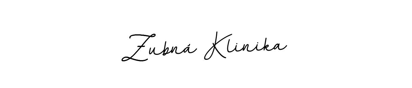 The best way (BallpointsItalic-DORy9) to make a short signature is to pick only two or three words in your name. The name Zubná Klinika include a total of six letters. For converting this name. Zubná Klinika signature style 11 images and pictures png
