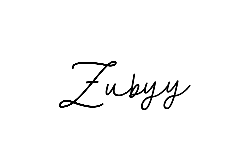 Zubyy stylish signature style. Best Handwritten Sign (BallpointsItalic-DORy9) for my name. Handwritten Signature Collection Ideas for my name Zubyy. Zubyy signature style 11 images and pictures png