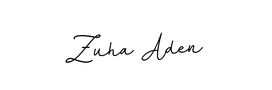 if you are searching for the best signature style for your name Zuha Aden. so please give up your signature search. here we have designed multiple signature styles  using BallpointsItalic-DORy9. Zuha Aden signature style 11 images and pictures png