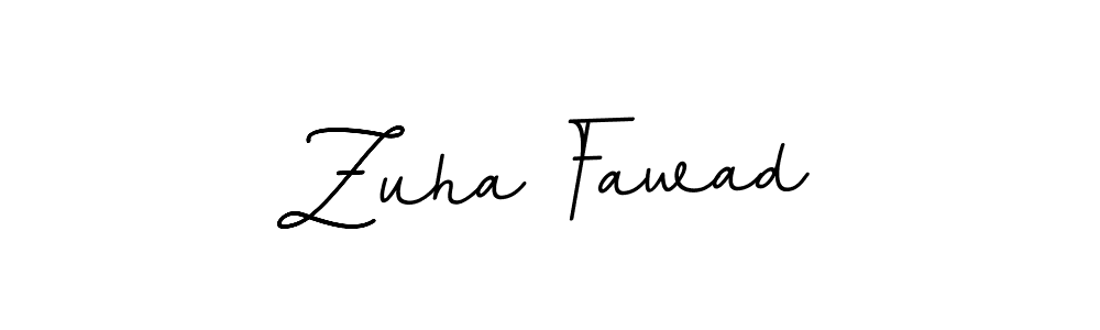 How to make Zuha Fawad signature? BallpointsItalic-DORy9 is a professional autograph style. Create handwritten signature for Zuha Fawad name. Zuha Fawad signature style 11 images and pictures png