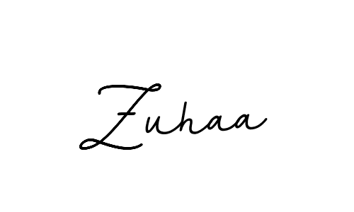 Design your own signature with our free online signature maker. With this signature software, you can create a handwritten (BallpointsItalic-DORy9) signature for name Zuhaa. Zuhaa signature style 11 images and pictures png