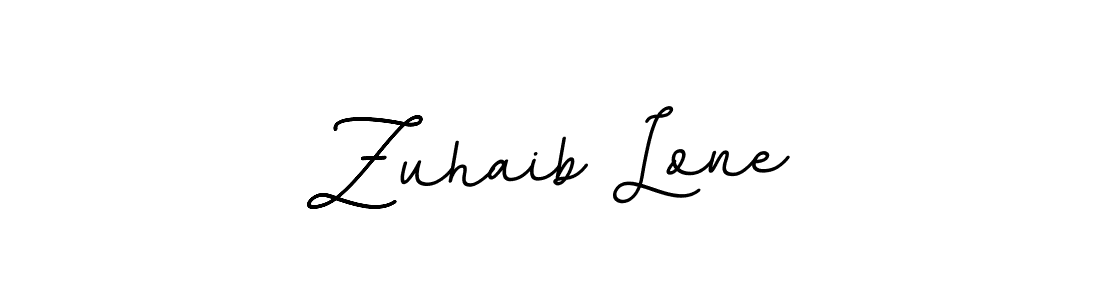 Make a beautiful signature design for name Zuhaib Lone. With this signature (BallpointsItalic-DORy9) style, you can create a handwritten signature for free. Zuhaib Lone signature style 11 images and pictures png
