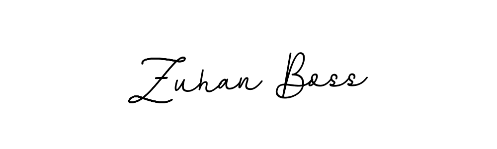 It looks lik you need a new signature style for name Zuhan Boss. Design unique handwritten (BallpointsItalic-DORy9) signature with our free signature maker in just a few clicks. Zuhan Boss signature style 11 images and pictures png