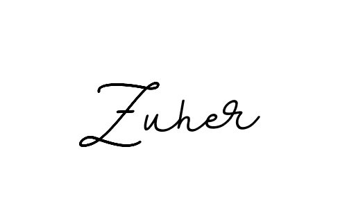 Zuher stylish signature style. Best Handwritten Sign (BallpointsItalic-DORy9) for my name. Handwritten Signature Collection Ideas for my name Zuher. Zuher signature style 11 images and pictures png