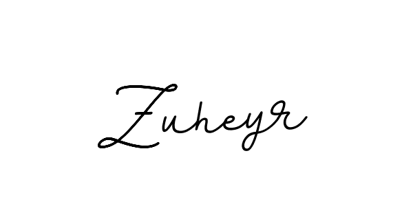 The best way (BallpointsItalic-DORy9) to make a short signature is to pick only two or three words in your name. The name Zuheyr include a total of six letters. For converting this name. Zuheyr signature style 11 images and pictures png