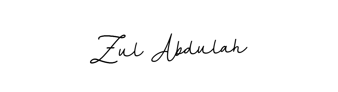 Design your own signature with our free online signature maker. With this signature software, you can create a handwritten (BallpointsItalic-DORy9) signature for name Zul Abdulah. Zul Abdulah signature style 11 images and pictures png