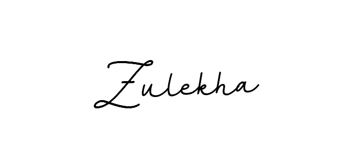 Create a beautiful signature design for name Zulekha. With this signature (BallpointsItalic-DORy9) fonts, you can make a handwritten signature for free. Zulekha signature style 11 images and pictures png