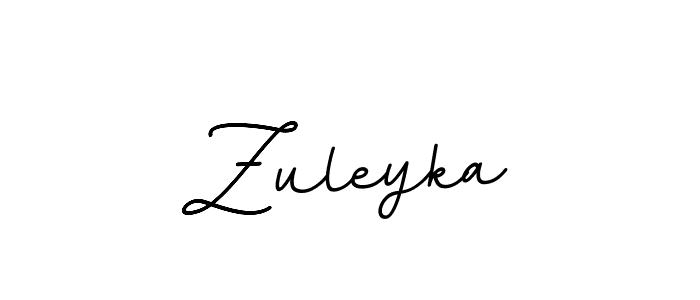 Make a beautiful signature design for name Zuleyka. With this signature (BallpointsItalic-DORy9) style, you can create a handwritten signature for free. Zuleyka signature style 11 images and pictures png