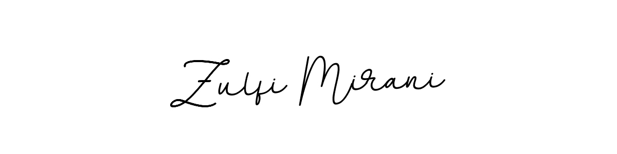 Make a beautiful signature design for name Zulfi Mirani. With this signature (BallpointsItalic-DORy9) style, you can create a handwritten signature for free. Zulfi Mirani signature style 11 images and pictures png