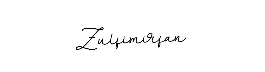 The best way (BallpointsItalic-DORy9) to make a short signature is to pick only two or three words in your name. The name Zulfimirfan include a total of six letters. For converting this name. Zulfimirfan signature style 11 images and pictures png