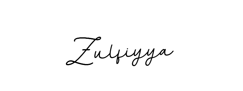 Design your own signature with our free online signature maker. With this signature software, you can create a handwritten (BallpointsItalic-DORy9) signature for name Zulfiyya. Zulfiyya signature style 11 images and pictures png