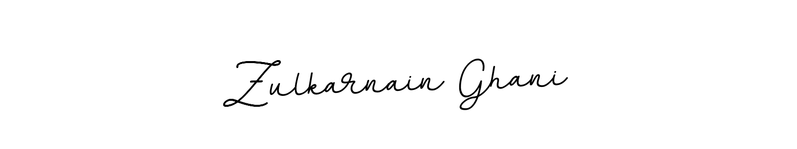 Create a beautiful signature design for name Zulkarnain Ghani. With this signature (BallpointsItalic-DORy9) fonts, you can make a handwritten signature for free. Zulkarnain Ghani signature style 11 images and pictures png