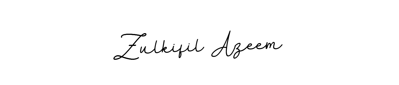 You should practise on your own different ways (BallpointsItalic-DORy9) to write your name (Zulkifil Azeem) in signature. don't let someone else do it for you. Zulkifil Azeem signature style 11 images and pictures png