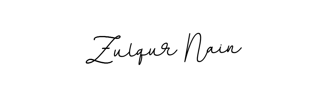 Zulqur Nain stylish signature style. Best Handwritten Sign (BallpointsItalic-DORy9) for my name. Handwritten Signature Collection Ideas for my name Zulqur Nain. Zulqur Nain signature style 11 images and pictures png