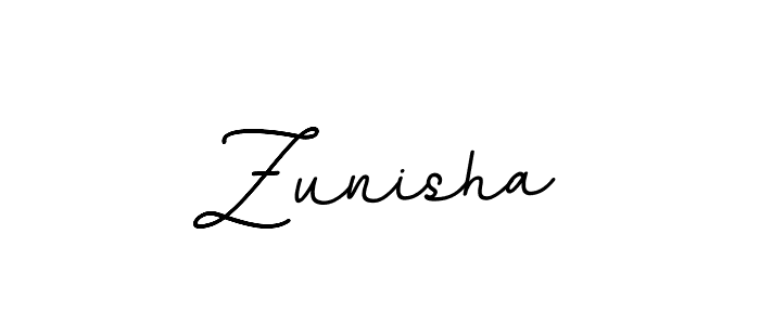 Create a beautiful signature design for name Zunisha. With this signature (BallpointsItalic-DORy9) fonts, you can make a handwritten signature for free. Zunisha signature style 11 images and pictures png