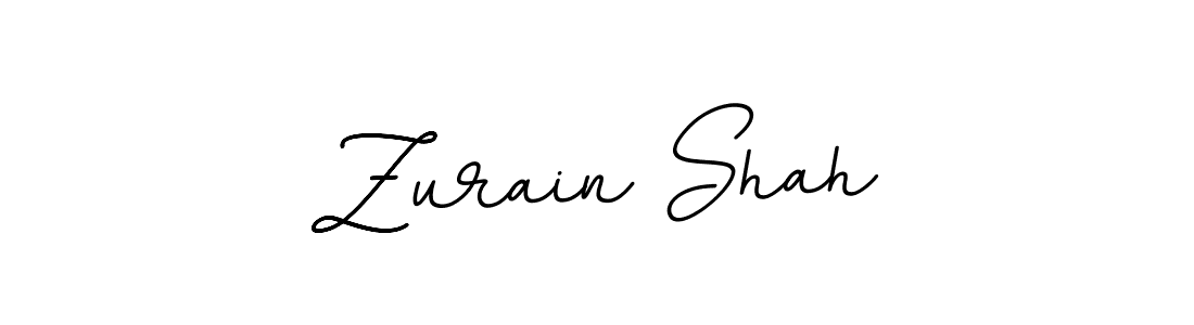 Make a beautiful signature design for name Zurain Shah. With this signature (BallpointsItalic-DORy9) style, you can create a handwritten signature for free. Zurain Shah signature style 11 images and pictures png