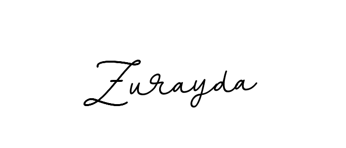 Make a beautiful signature design for name Zurayda. With this signature (BallpointsItalic-DORy9) style, you can create a handwritten signature for free. Zurayda signature style 11 images and pictures png