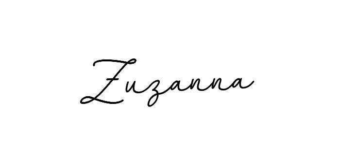 Design your own signature with our free online signature maker. With this signature software, you can create a handwritten (BallpointsItalic-DORy9) signature for name Zuzanna. Zuzanna signature style 11 images and pictures png