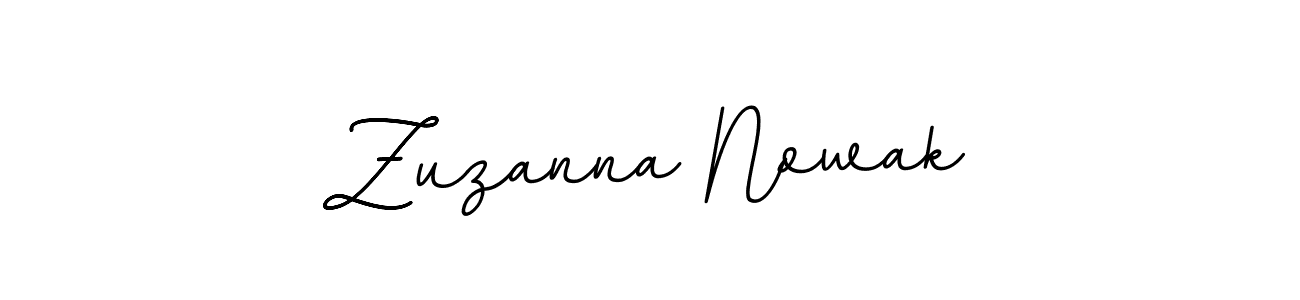 Use a signature maker to create a handwritten signature online. With this signature software, you can design (BallpointsItalic-DORy9) your own signature for name Zuzanna Nowak. Zuzanna Nowak signature style 11 images and pictures png