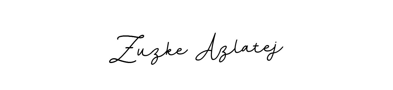 The best way (BallpointsItalic-DORy9) to make a short signature is to pick only two or three words in your name. The name Zuzke Azlatej include a total of six letters. For converting this name. Zuzke Azlatej signature style 11 images and pictures png