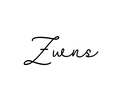 Use a signature maker to create a handwritten signature online. With this signature software, you can design (BallpointsItalic-DORy9) your own signature for name Zwns. Zwns signature style 11 images and pictures png