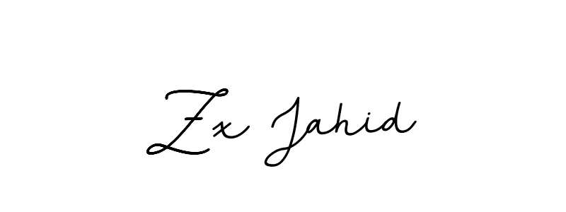 Zx Jahid stylish signature style. Best Handwritten Sign (BallpointsItalic-DORy9) for my name. Handwritten Signature Collection Ideas for my name Zx Jahid. Zx Jahid signature style 11 images and pictures png