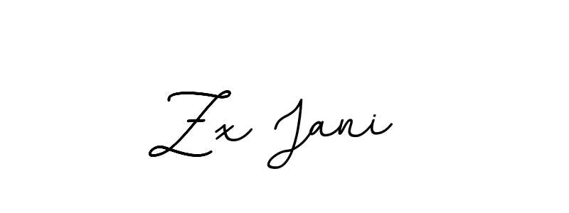 Make a beautiful signature design for name Zx Jani . With this signature (BallpointsItalic-DORy9) style, you can create a handwritten signature for free. Zx Jani  signature style 11 images and pictures png