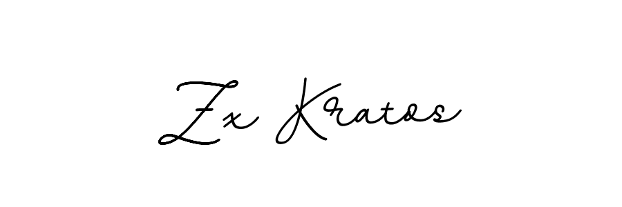 Make a beautiful signature design for name Zx Kratos. With this signature (BallpointsItalic-DORy9) style, you can create a handwritten signature for free. Zx Kratos signature style 11 images and pictures png