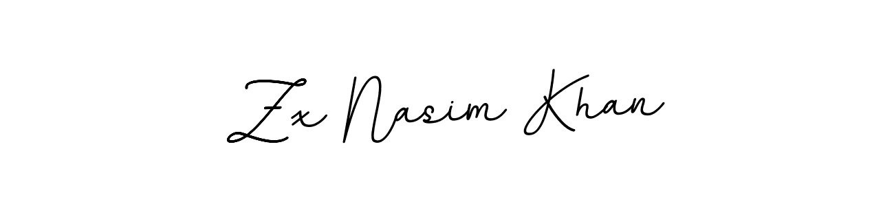 if you are searching for the best signature style for your name Zx Nasim Khan. so please give up your signature search. here we have designed multiple signature styles  using BallpointsItalic-DORy9. Zx Nasim Khan signature style 11 images and pictures png