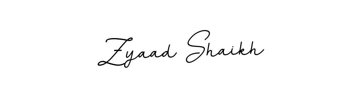 Create a beautiful signature design for name Zyaad Shaikh. With this signature (BallpointsItalic-DORy9) fonts, you can make a handwritten signature for free. Zyaad Shaikh signature style 11 images and pictures png