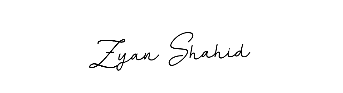 Create a beautiful signature design for name Zyan Shahid. With this signature (BallpointsItalic-DORy9) fonts, you can make a handwritten signature for free. Zyan Shahid signature style 11 images and pictures png