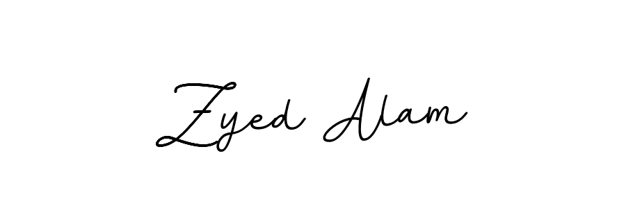 Use a signature maker to create a handwritten signature online. With this signature software, you can design (BallpointsItalic-DORy9) your own signature for name Zyed Alam. Zyed Alam signature style 11 images and pictures png
