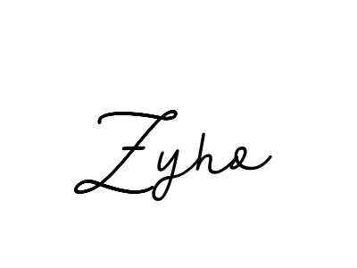 Use a signature maker to create a handwritten signature online. With this signature software, you can design (BallpointsItalic-DORy9) your own signature for name Zyho. Zyho signature style 11 images and pictures png