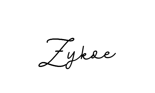 Zykoe stylish signature style. Best Handwritten Sign (BallpointsItalic-DORy9) for my name. Handwritten Signature Collection Ideas for my name Zykoe. Zykoe signature style 11 images and pictures png