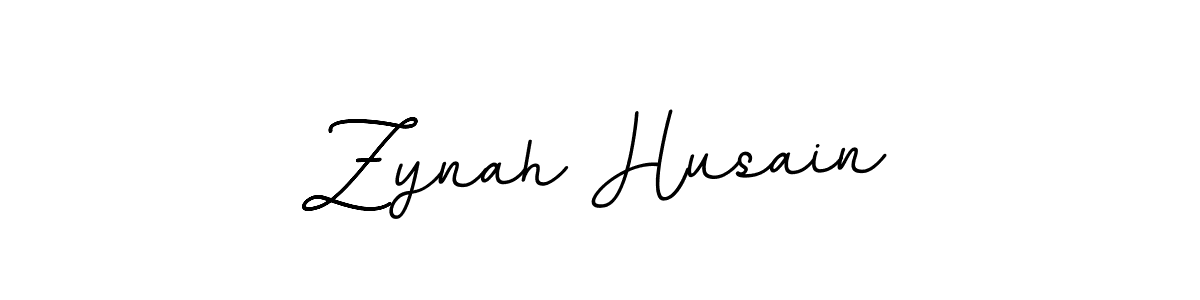 Zynah Husain stylish signature style. Best Handwritten Sign (BallpointsItalic-DORy9) for my name. Handwritten Signature Collection Ideas for my name Zynah Husain. Zynah Husain signature style 11 images and pictures png