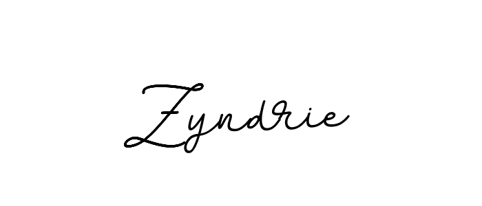 The best way (BallpointsItalic-DORy9) to make a short signature is to pick only two or three words in your name. The name Zyndrie include a total of six letters. For converting this name. Zyndrie signature style 11 images and pictures png
