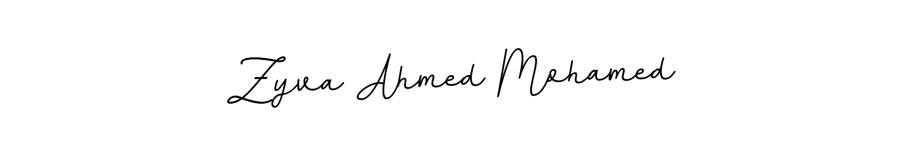 The best way (BallpointsItalic-DORy9) to make a short signature is to pick only two or three words in your name. The name Zyva Ahmed Mohamed include a total of six letters. For converting this name. Zyva Ahmed Mohamed signature style 11 images and pictures png