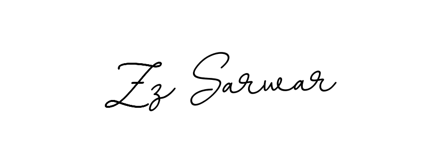 You should practise on your own different ways (BallpointsItalic-DORy9) to write your name (Zz Sarwar) in signature. don't let someone else do it for you. Zz Sarwar signature style 11 images and pictures png