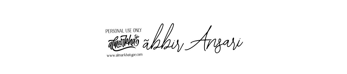 Make a beautiful signature design for name $ãbbir Ansari. With this signature (Bearetta-2O07w) style, you can create a handwritten signature for free. $ãbbir Ansari signature style 12 images and pictures png