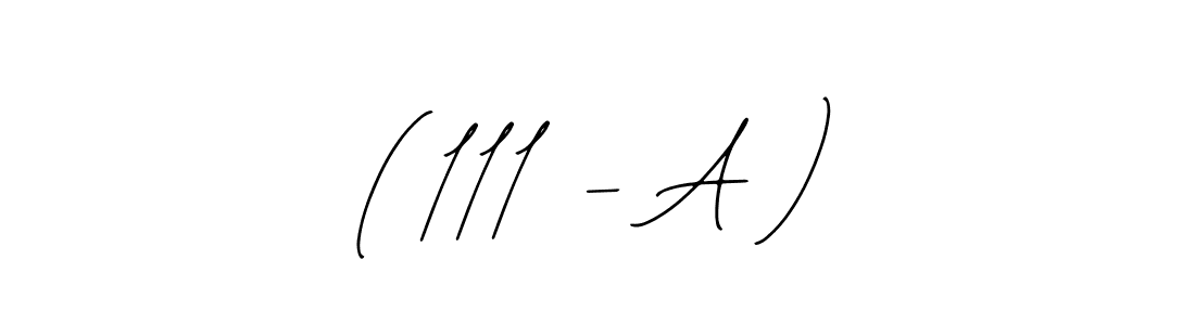 How to Draw ( 111 - A ) signature style? Bearetta-2O07w is a latest design signature styles for name ( 111 - A ). ( 111 - A ) signature style 12 images and pictures png