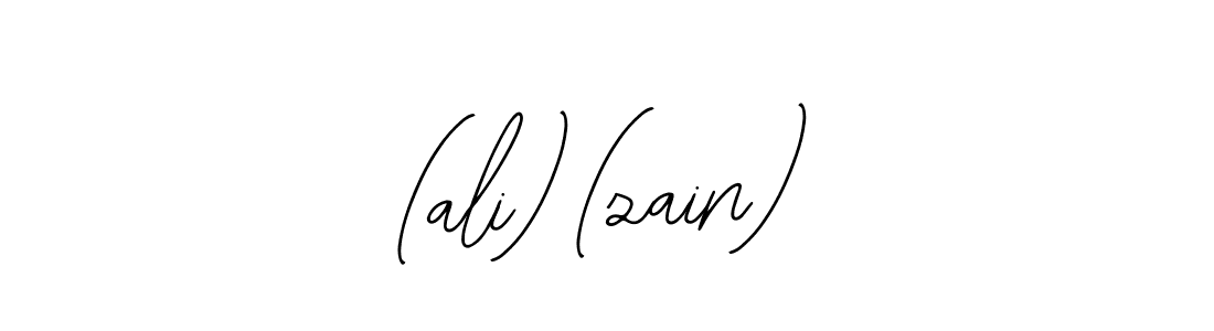 How to make (ali)(zain) signature? Bearetta-2O07w is a professional autograph style. Create handwritten signature for (ali)(zain) name. (ali)(zain) signature style 12 images and pictures png