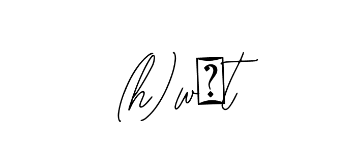 Also You can easily find your signature by using the search form. We will create (h)wət name handwritten signature images for you free of cost using Bearetta-2O07w sign style. (h)wət signature style 12 images and pictures png