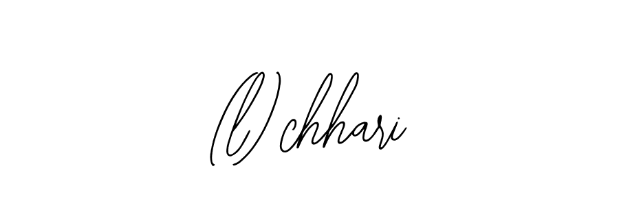 Make a beautiful signature design for name (l)chhari. With this signature (Bearetta-2O07w) style, you can create a handwritten signature for free. (l)chhari signature style 12 images and pictures png