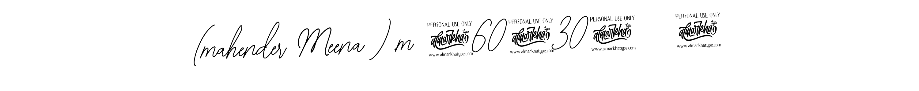 Create a beautiful signature design for name (mahender Meena ).m 9602304557. With this signature (Bearetta-2O07w) fonts, you can make a handwritten signature for free. (mahender Meena ).m 9602304557 signature style 12 images and pictures png