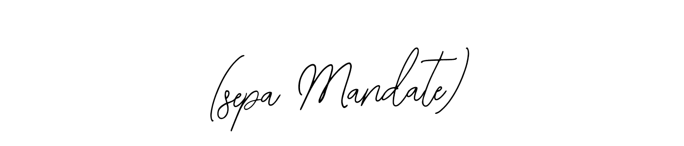 Make a beautiful signature design for name (sepa Mandate). With this signature (Bearetta-2O07w) style, you can create a handwritten signature for free. (sepa Mandate) signature style 12 images and pictures png