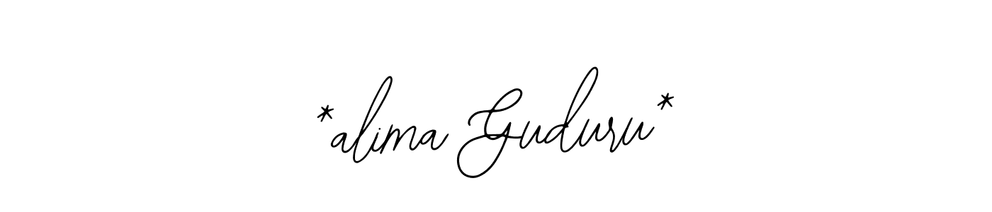 Make a beautiful signature design for name *alima Guduru*. With this signature (Bearetta-2O07w) style, you can create a handwritten signature for free. *alima Guduru* signature style 12 images and pictures png