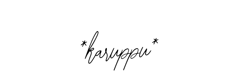 Create a beautiful signature design for name *karuppu*. With this signature (Bearetta-2O07w) fonts, you can make a handwritten signature for free. *karuppu* signature style 12 images and pictures png